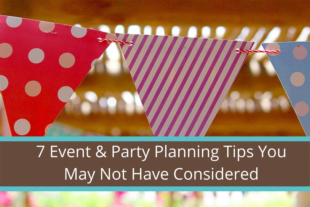 7 party planning tips